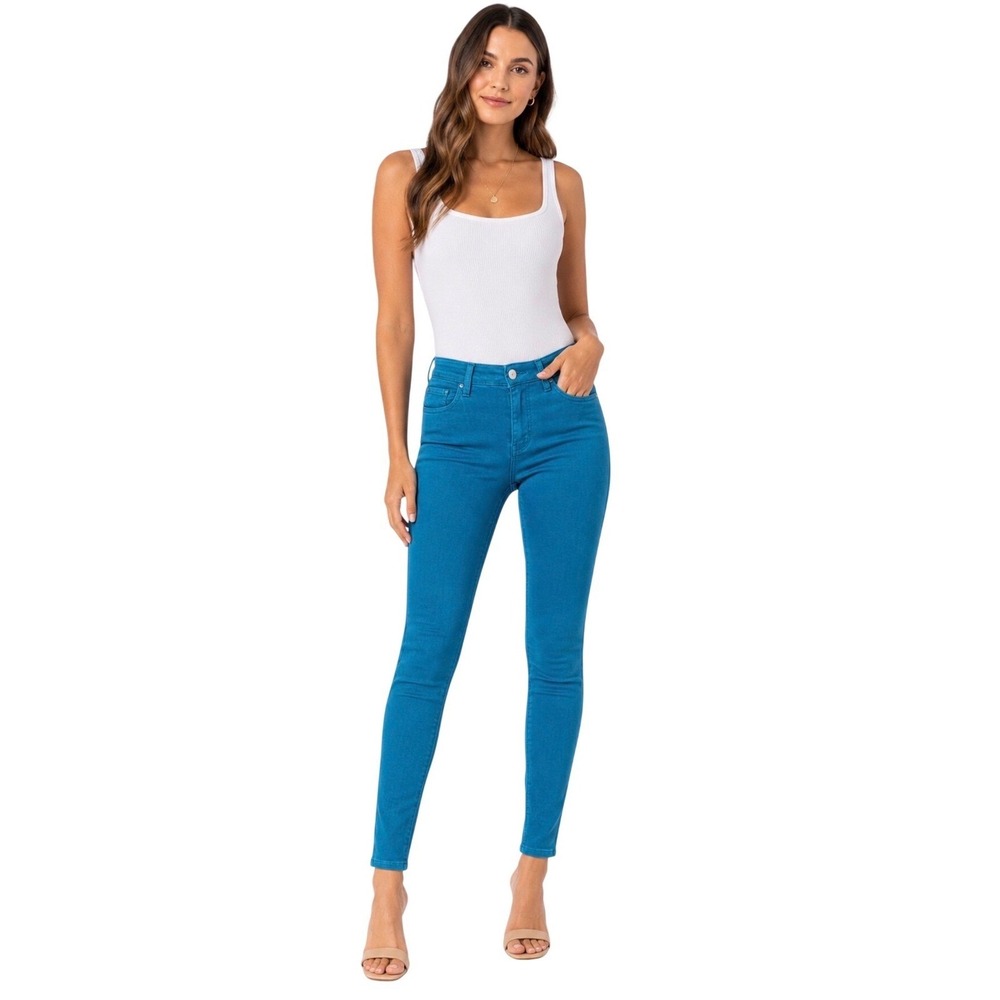 NWT Pistola Eden High Rise Skinny Jeans Belize Blue Size 30
